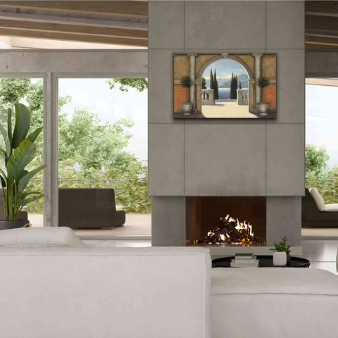 Image of Epic Art 'Italian Balcony' by James Wiens, Canvas Wall Art,40 x 26