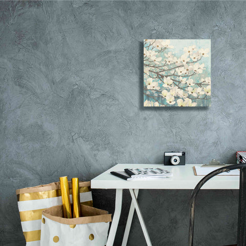 Image of Epic Art 'Dogwood Blossoms' by James Wiens, Canvas Wall Art,12 x 12