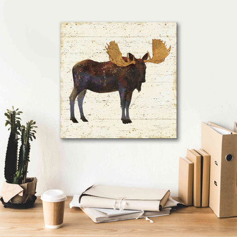 Image of Epic Art 'Golden Nature I' by James Wiens, Canvas Wall Art,18 x 18