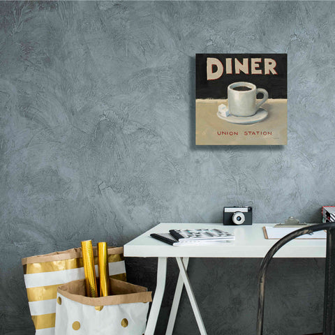 Image of Epic Art 'Coffee Spot II' by James Wiens, Canvas Wall Art,12 x 12