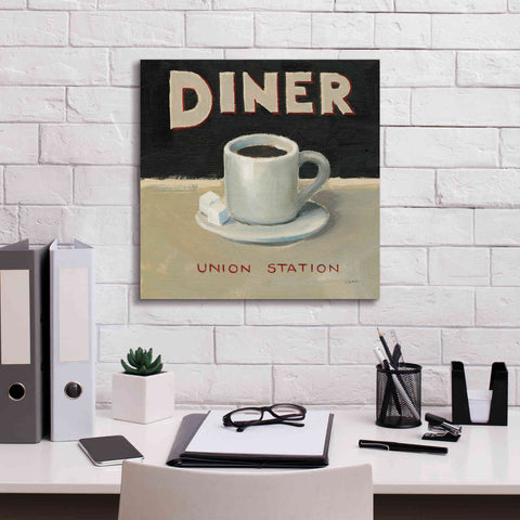 Image of Epic Art 'Coffee Spot II' by James Wiens, Canvas Wall Art,18 x 18