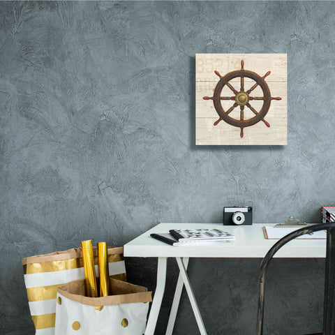Image of Epic Art 'Nautique V' by James Wiens, Canvas Wall Art,12 x 12