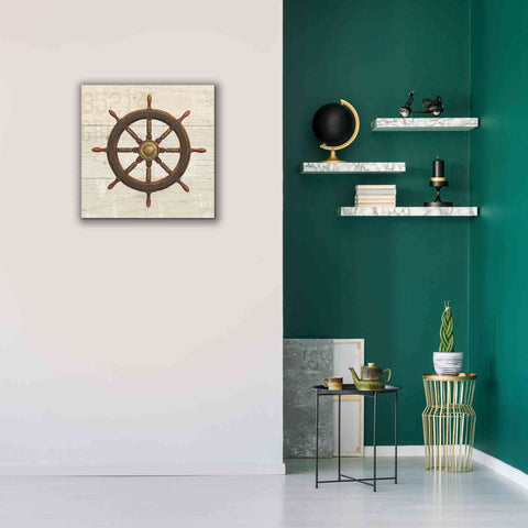 Image of Epic Art 'Nautique V' by James Wiens, Canvas Wall Art,26 x 26