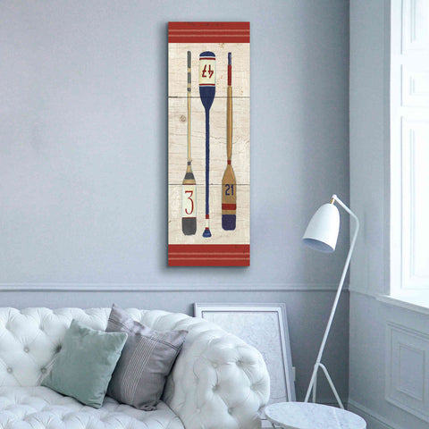 Image of Epic Art 'Nautique X' by James Wiens, Canvas Wall Art,20 x 60