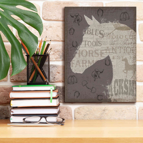 Image of Epic Art 'Equine III' by James Wiens, Canvas Wall Art,12 x 16