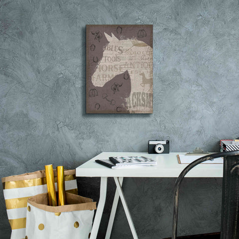 Image of Epic Art 'Equine III' by James Wiens, Canvas Wall Art,12 x 16