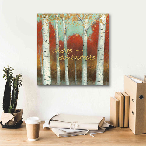 Image of 'Fall Promenade II' by James Wiens, Canvas Wall Art,18 x 18