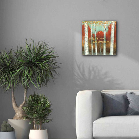 Image of 'Fall Promenade II' by James Wiens, Canvas Wall Art,18 x 18
