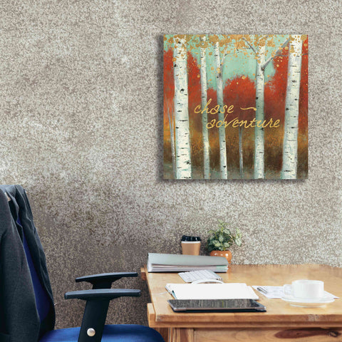 Image of 'Fall Promenade II' by James Wiens, Canvas Wall Art,26 x 26