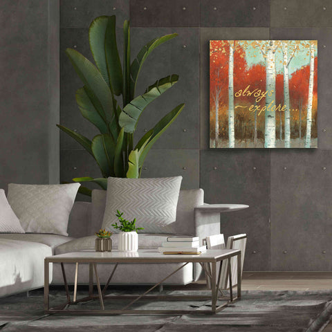 Image of 'Fall Promenade III' by James Wiens, Canvas Wall Art,37 x 37