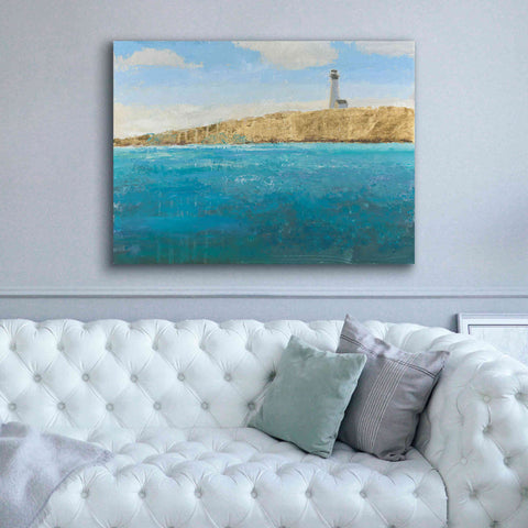 Image of 'Lighthouse Seascape II' by James Wiens, Canvas Wall Art,54 x 40