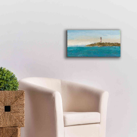 Image of 'Lighthouse Seascape I' by James Wiens, Canvas Wall Art,24 x 12