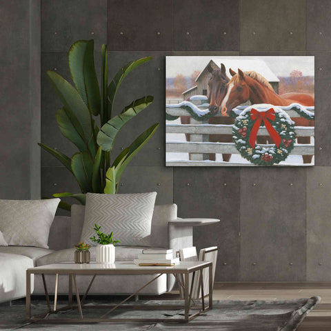 Image of 'Christmas in the Heartland II' by James Wiens, Canvas Wall Art,54 x 40