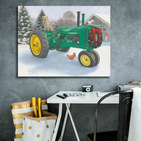 Image of 'Christmas in the Heartland III' by James Wiens, Canvas Wall Art,34 x 26