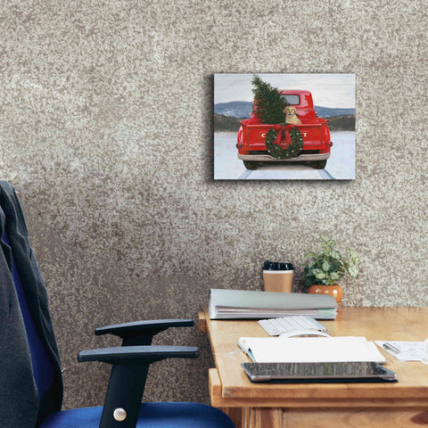 Image of 'Christmas in the Heartland IV' by James Wiens, Canvas Wall Art,16 x 12