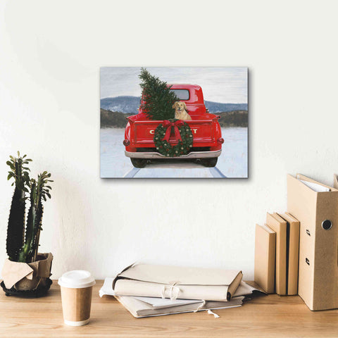 Image of 'Christmas in the Heartland IV' by James Wiens, Canvas Wall Art,16 x 12