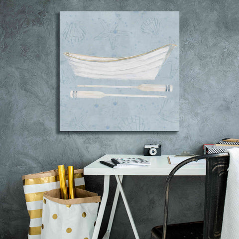 Image of 'Serene Seaside I' by James Wiens, Canvas Wall Art,26 x 26