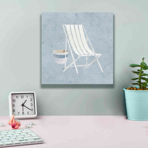 Image of 'Serene Seaside III' by James Wiens, Canvas Wall Art,12 x 12