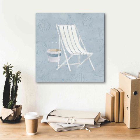 Image of 'Serene Seaside III' by James Wiens, Canvas Wall Art,18 x 18
