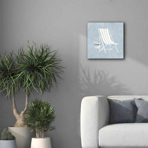 Image of 'Serene Seaside III' by James Wiens, Canvas Wall Art,18 x 18