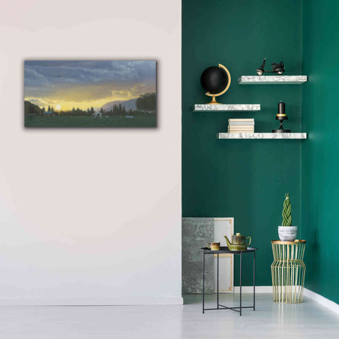 Image of 'Farm Life II' by James Wiens, Canvas Wall Art,40 x 20
