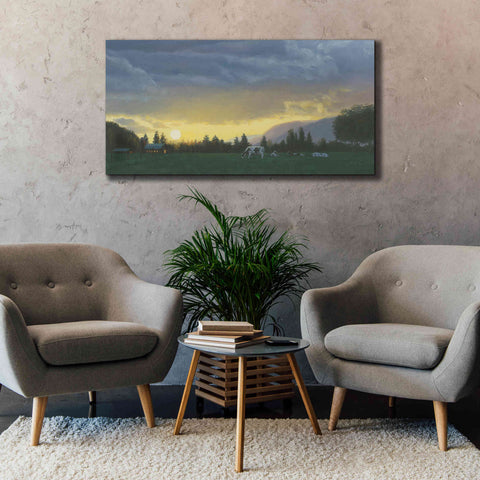 Image of 'Farm Life II' by James Wiens, Canvas Wall Art,60 x 30
