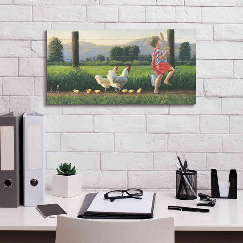 Image of 'Fearless Leader' by James Wiens, Canvas Wall Art,24 x 12