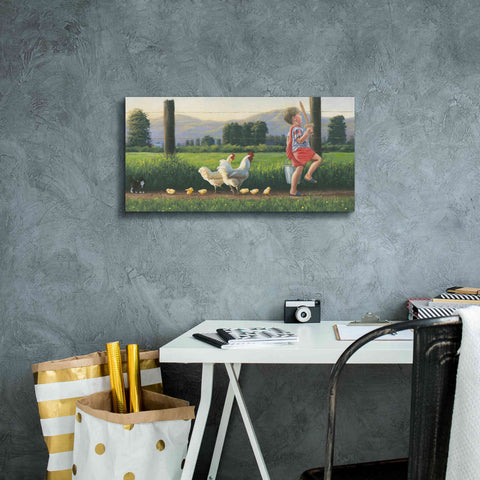 Image of 'Fearless Leader' by James Wiens, Canvas Wall Art,24 x 12