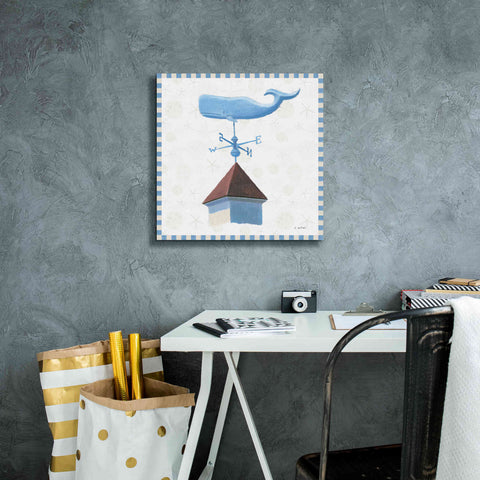 Image of 'Beach Days V' by James Wiens, Canvas Wall Art,18 x 18