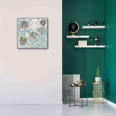 Image of 'Gracefully Blue I' by James Wiens, Canvas Wall Art,26 x 26