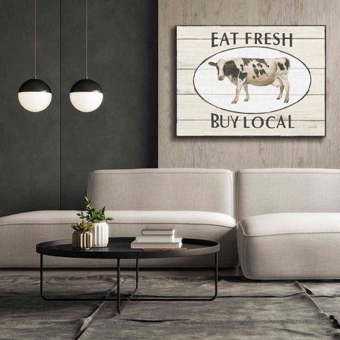 Image of 'Country Cow V' by James Wiens, Canvas Wall Art,54 x 40
