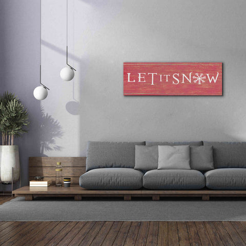Image of 'Christmas Affinity I Red' by James Wiens, Canvas Wall Art,60 x 20