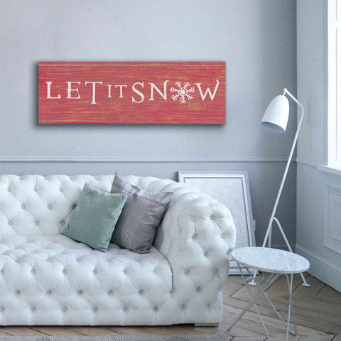 Image of 'Christmas Affinity I Red' by James Wiens, Canvas Wall Art,60 x 20