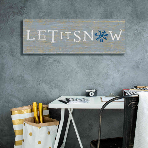 Image of 'Christmas Affinity I Grey' by James Wiens, Canvas Wall Art,36 x 12