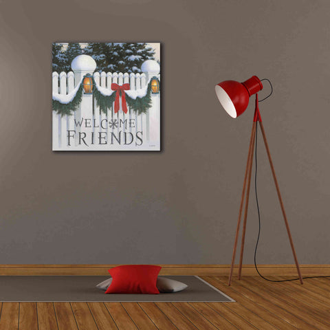 Image of 'Christmas Affinity VIII' by James Wiens, Canvas Wall Art,26 x 26