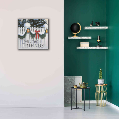 Image of 'Christmas Affinity VIII' by James Wiens, Canvas Wall Art,26 x 26