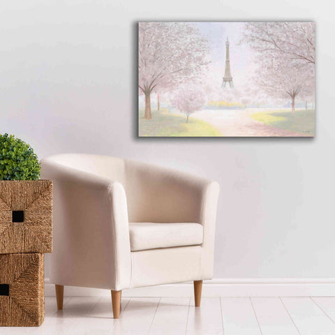 Image of 'Pretty Paris' by James Wiens, Canvas Wall Art,40 x 26