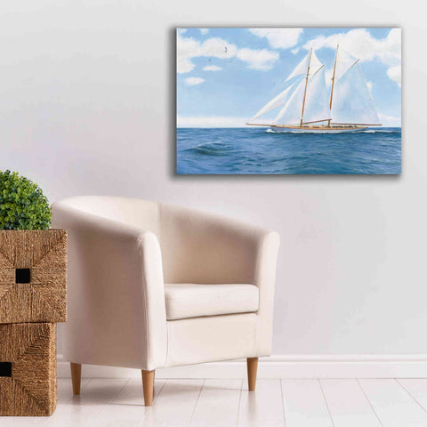 Image of 'Majestic Sailboat' by James Wiens, Canvas Wall Art,40 x 26