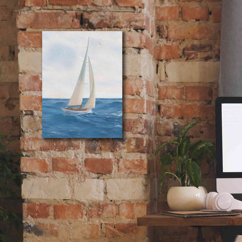 Image of 'A Day at Sea I' by James Wiens, Canvas Wall Art,12 x 16