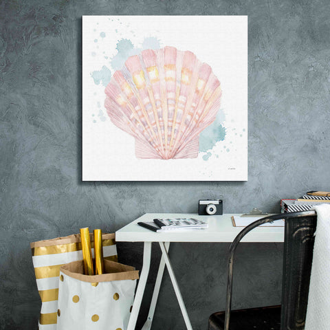 Image of 'Salento Coast III' by James Wiens, Canvas Wall Art,26 x 26