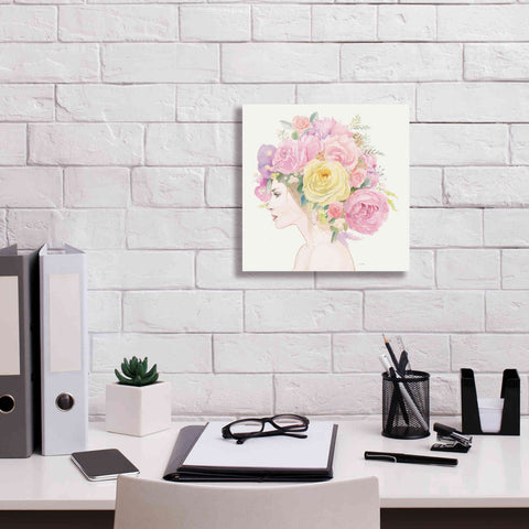 Image of 'Flowers in her Hair' by James Wiens, Canvas Wall Art,12 x 12