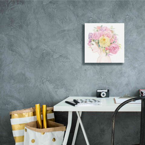 Image of 'Flowers in her Hair' by James Wiens, Canvas Wall Art,12 x 12