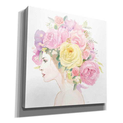 Image of 'Flowers in her Hair' by James Wiens, Canvas Wall Art,12x12x1.1x0,18x18x1.1x0,26x26x1.74x0,37x37x1.74x0