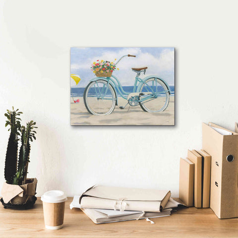 Image of 'Beach Time III' by James Wiens, Canvas Wall Art,16 x 12