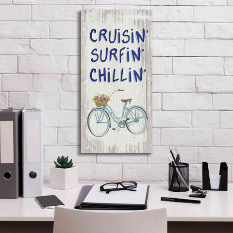 Image of 'Beach Time IV' by James Wiens, Canvas Wall Art,12 x 24