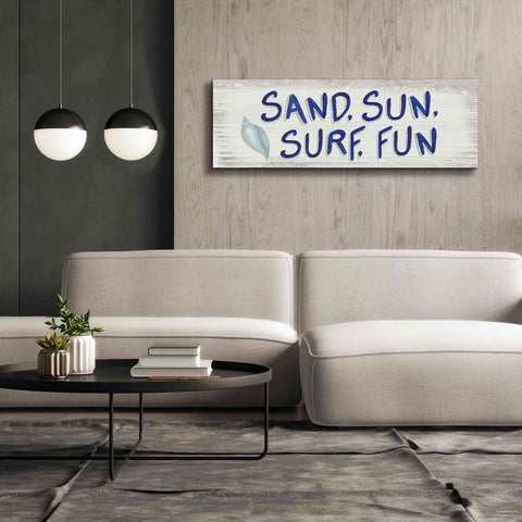 Image of 'Beach Time VIII' by James Wiens, Canvas Wall Art,60 x 20