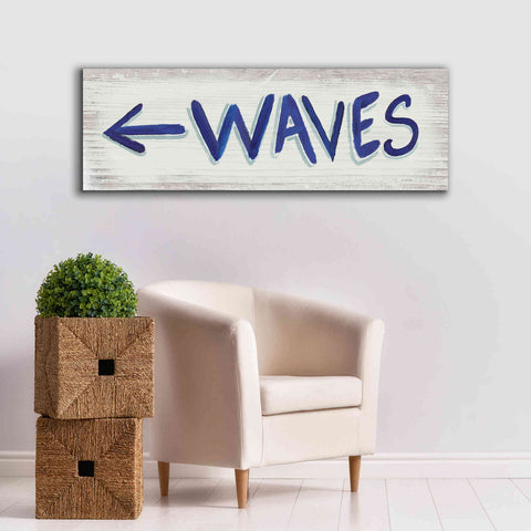 Image of 'Beach Time IX' by James Wiens, Canvas Wall Art,60 x 20