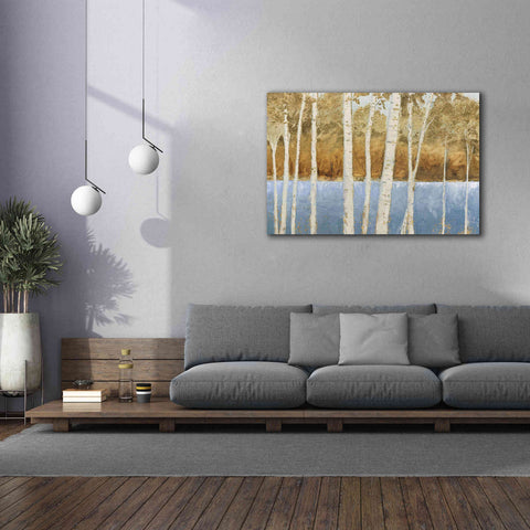 Image of 'Lakeside Birches' by James Wiens, Canvas Wall Art,60 x 40