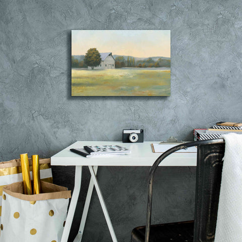 Image of 'Morning Meadows II' by James Wiens, Canvas Wall Art,18 x 12