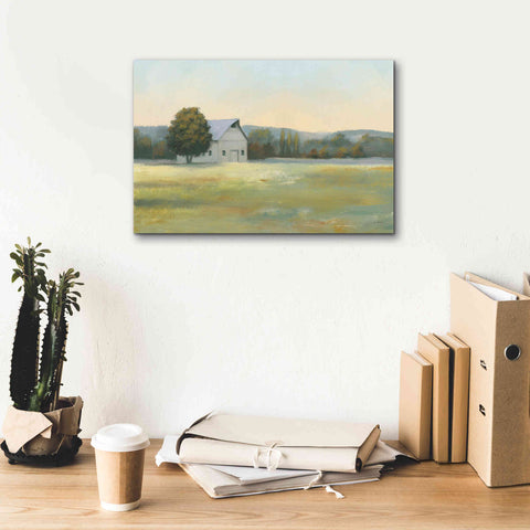 Image of 'Morning Meadows II' by James Wiens, Canvas Wall Art,18 x 12